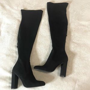 Steve Madden thigh high suede boots